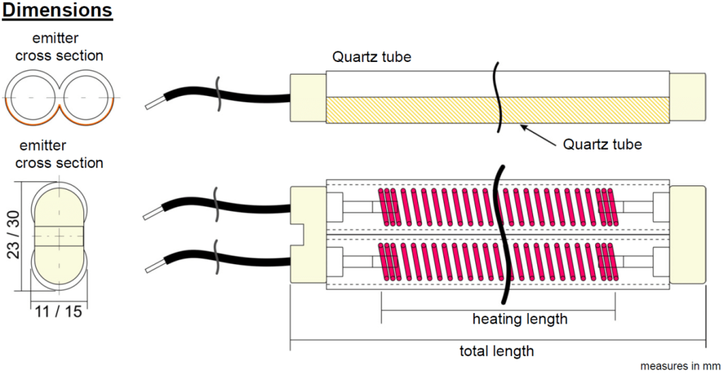 Short Wave Infrared Heater